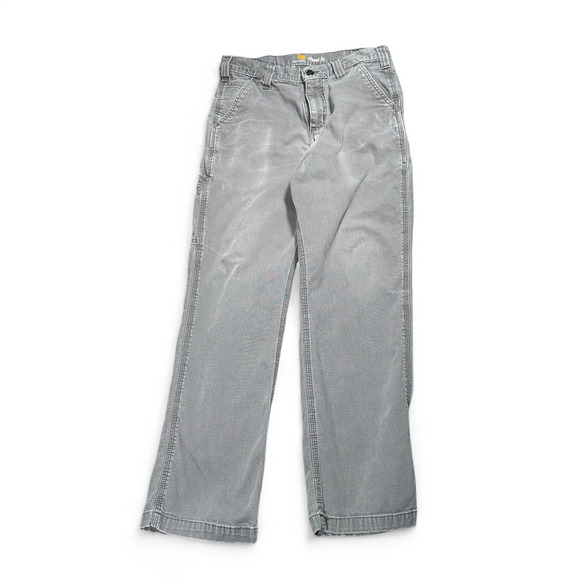 Carhartt Pants Mens 30x30 Gray Relaxed Fit Stretch Workwear Utility Outdoor - Picture 1 of 10
